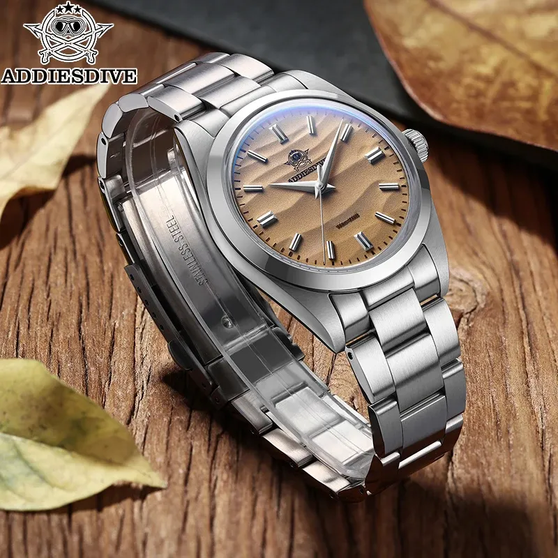 Addiesdive AD2030 Oyster Perpetual 36 - Desert Sand