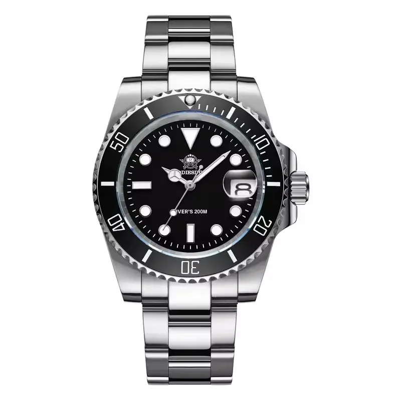 [MY-H3-2QZ Black-Black] Addiesdive MY-H3-2QZ Submariner Date 41