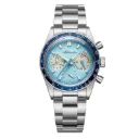 Addiesdive AD2539 37mm VK63 Racing Chronograph - Sky blue