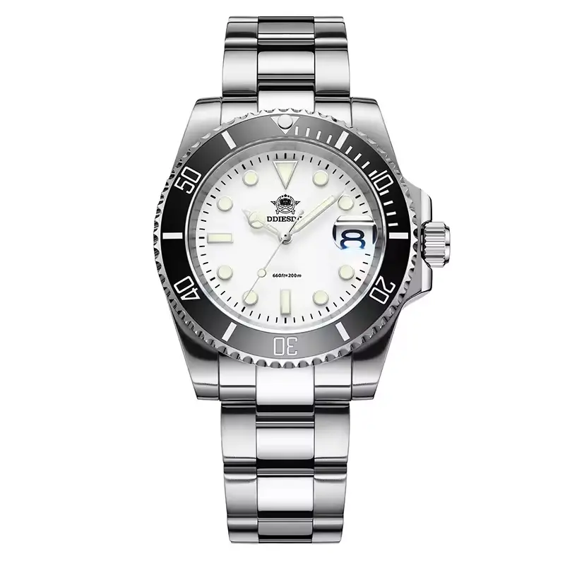 [MY-H3D-QZ White] Addiesdive MY-H3D-QZ Submariner 41 "Panda"
