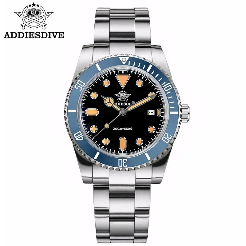Addiesdive AD2501 Retro Sub 41mm - Black