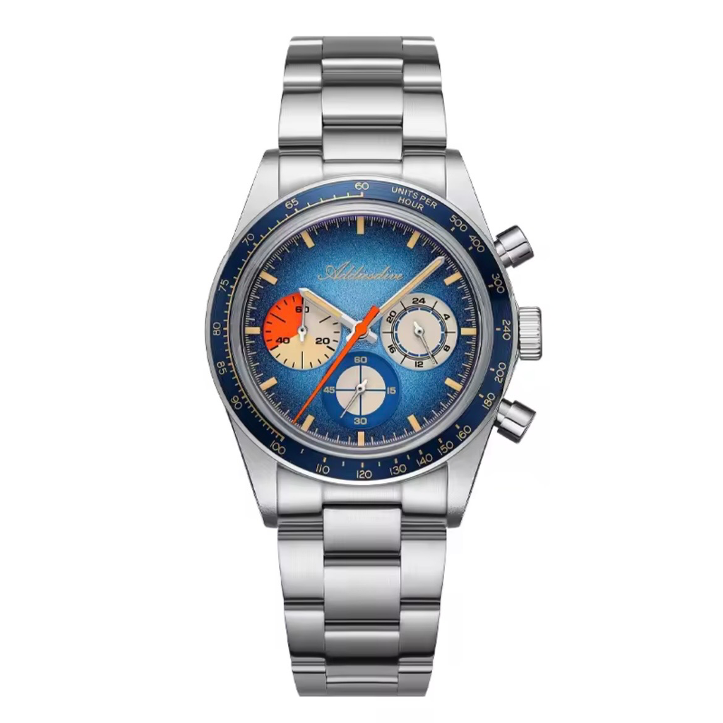 Addiesdive AD2551 37 Chronograph - Blue